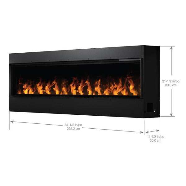 Dimplex Optimyst 86-in Linear Electric Fireplace | Electric