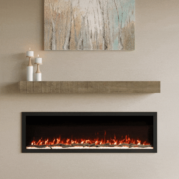 Modern Ember 60In Highmark Smart Linear Electric Fireplace Electric Fireplaces Direct