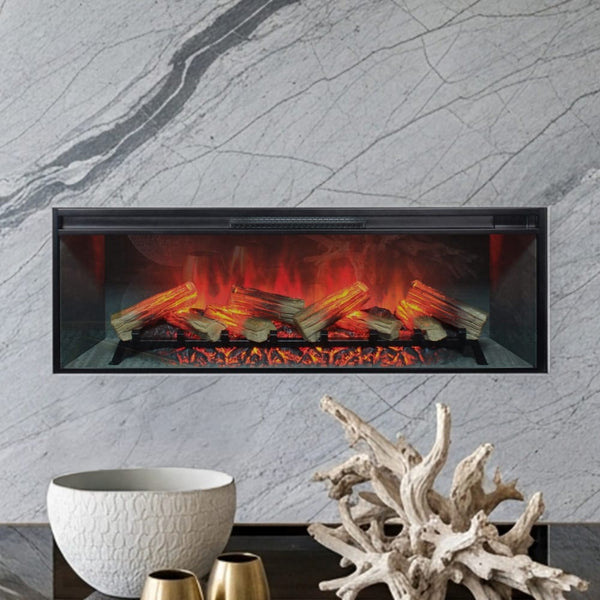 Modern Ember Uptown 42-In Smart Electric Fireplace Insert | Electric ...