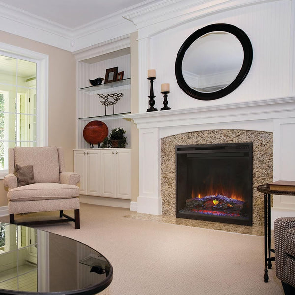 Napoleon Element 36-in Built-In Electric Fireplace & Trim Kit ...