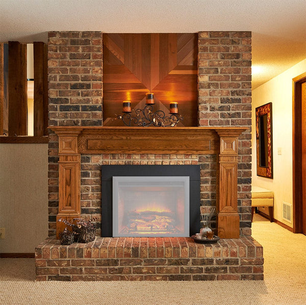 GreatCo 36Inch Electric Fireplace Flush Mount Conversion Kit Electric Fireplaces Direct