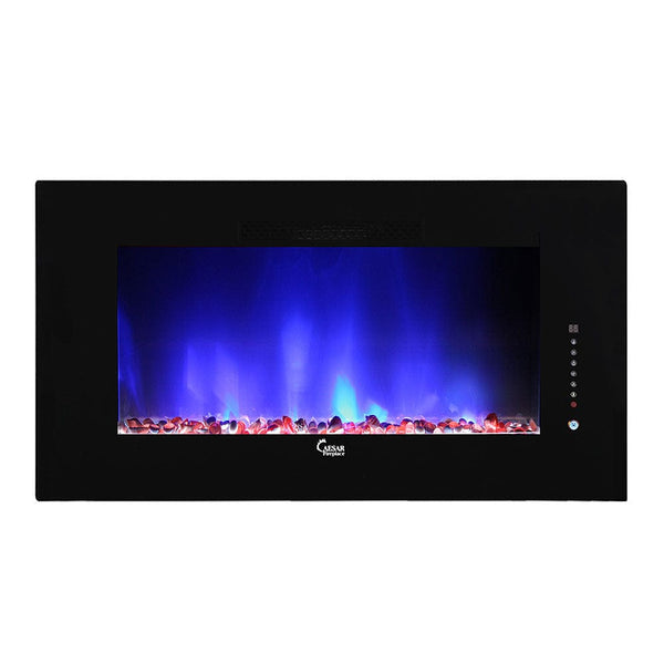 Caesar Fireplace 50-In Wall Mount Electric Fireplace | Electric