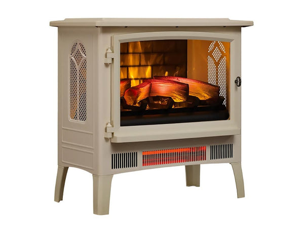 Duraflame Cream 3D InfraGen Electric Fireplace Stove with Remote Contr –  Electric Fireplaces Direct