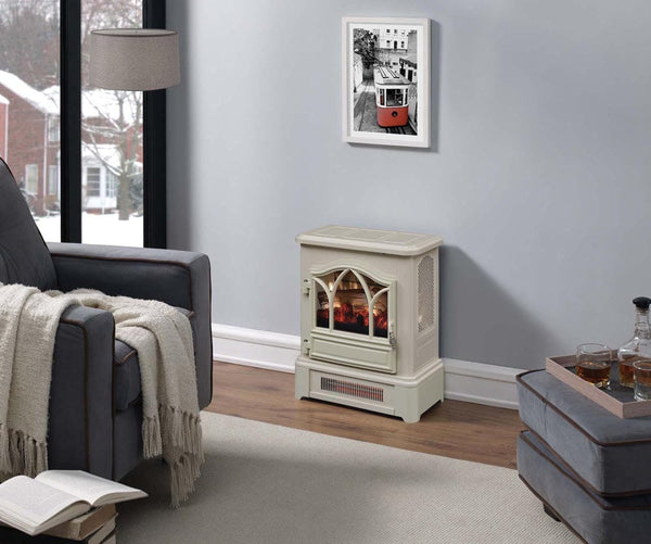 Duraflame Cream 3D Infrared Electric Fireplace Stove – Electric Fireplaces  Direct