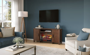 Blend a Fireplace TV Stand into Your Design