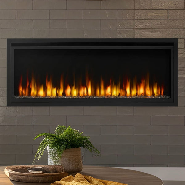 SimpliFire Allusion Platinum Wall Mount Electric Fireplace Image