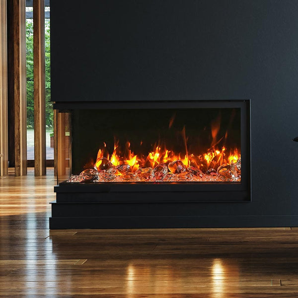 Amantii 40-in TruView Slim Linear Electric Fireplace | Electric