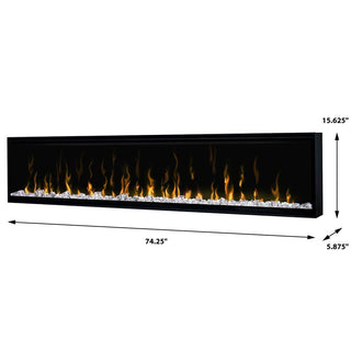 Dimplex IgniteXL 74-In Electric Fireplace | Electric Fireplaces Direct