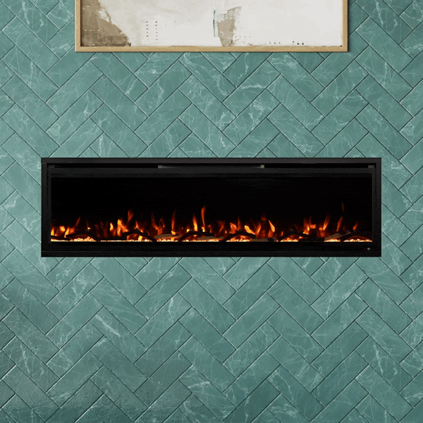 Modern Ember Aerus Smart Linear Electric Fireplace Image