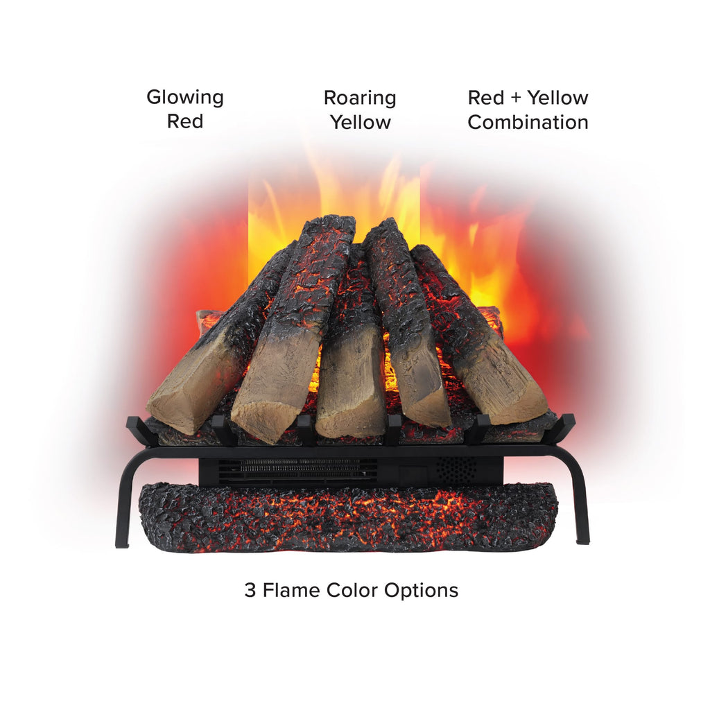 Modern Ember 25-in Free Stack Electric Log Set | Electric