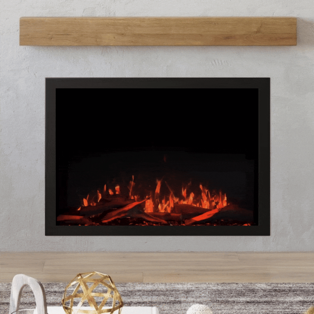 Modern Ember 38-in Highmark Traditional Built-In Electric Fireplace