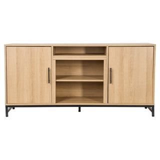 Modern Ember Rochester 56-in Electric Fireplace TV Stand in White