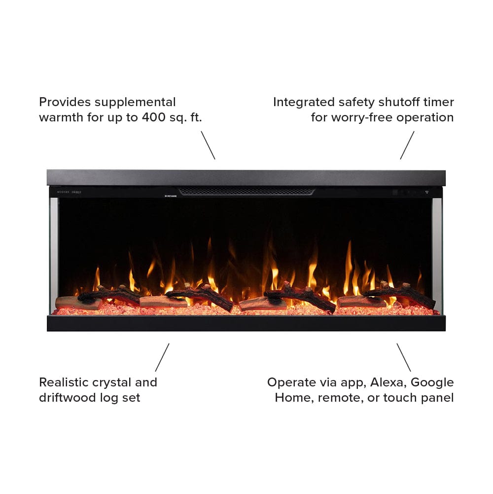 Modern Ember Aerus Skyline 50-in Multi-Sided Smart Electric