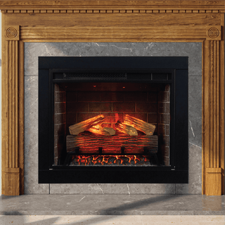 Modern Ember Uptown 28-In Smart Electric Fireplace Insert & Trim