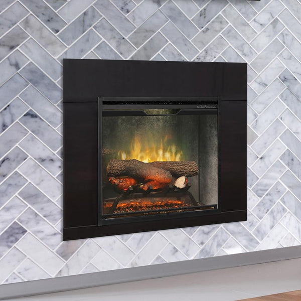 Dimplex 24 Inch Revillusion Built-In Electric Firebox Weathered Concre ...