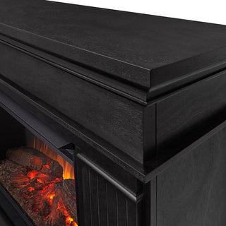 Centennial Grand Electric Fireplace Mantel Package in Black