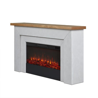 Real Flame Malie Landscape 67-in Fireplace Mantel Package in