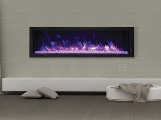 Remii 55-In Extra Slim Built-In Electric Fireplace | Electric