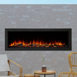 ぶいぶい SimpliFire 55-in Forum Outdoor Linear Electric Fireplace