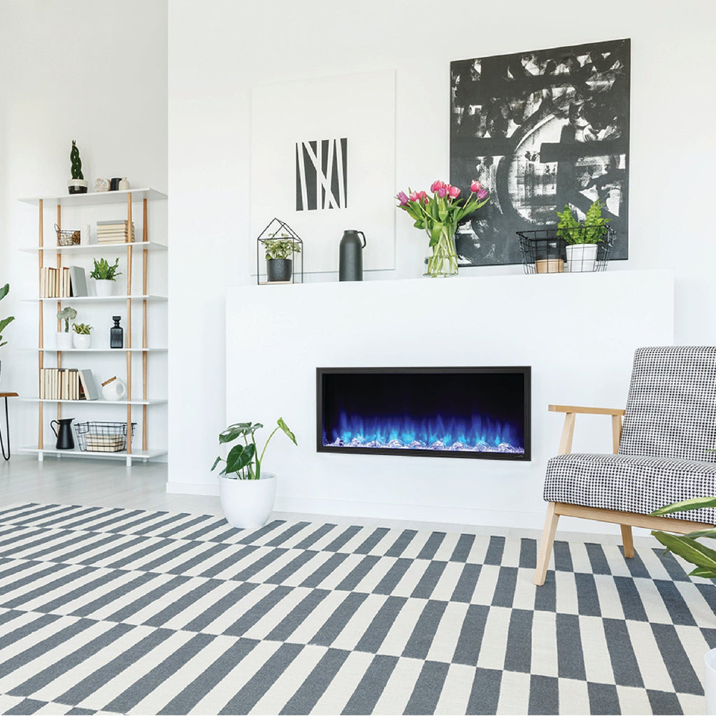 SimpliFire Scion 43-Inch Linear Recessed Smart Electric Fireplace