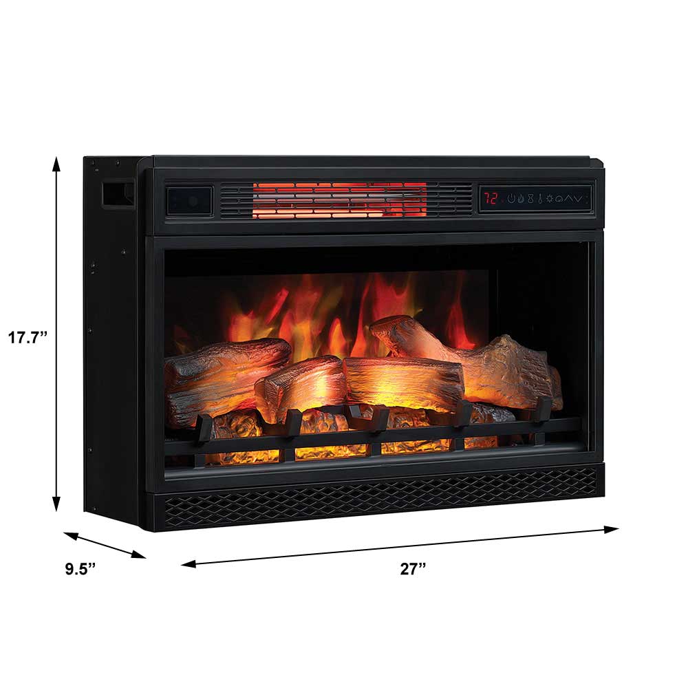 ClassicFlame 26-In 3D SpectraFire Plus Infrared Electric Fireplace