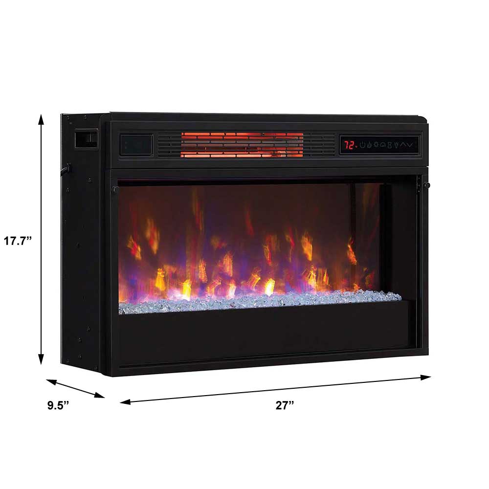 ClassicFlame 26-In 3D SpectraFire Plus Infrared Fireplace Insert w