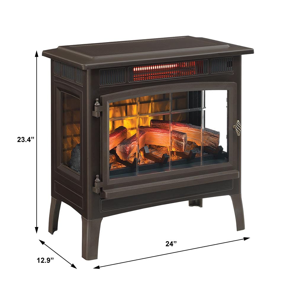 Duraflame 3D Infrared Electric Fireplace Stove with Remote Control