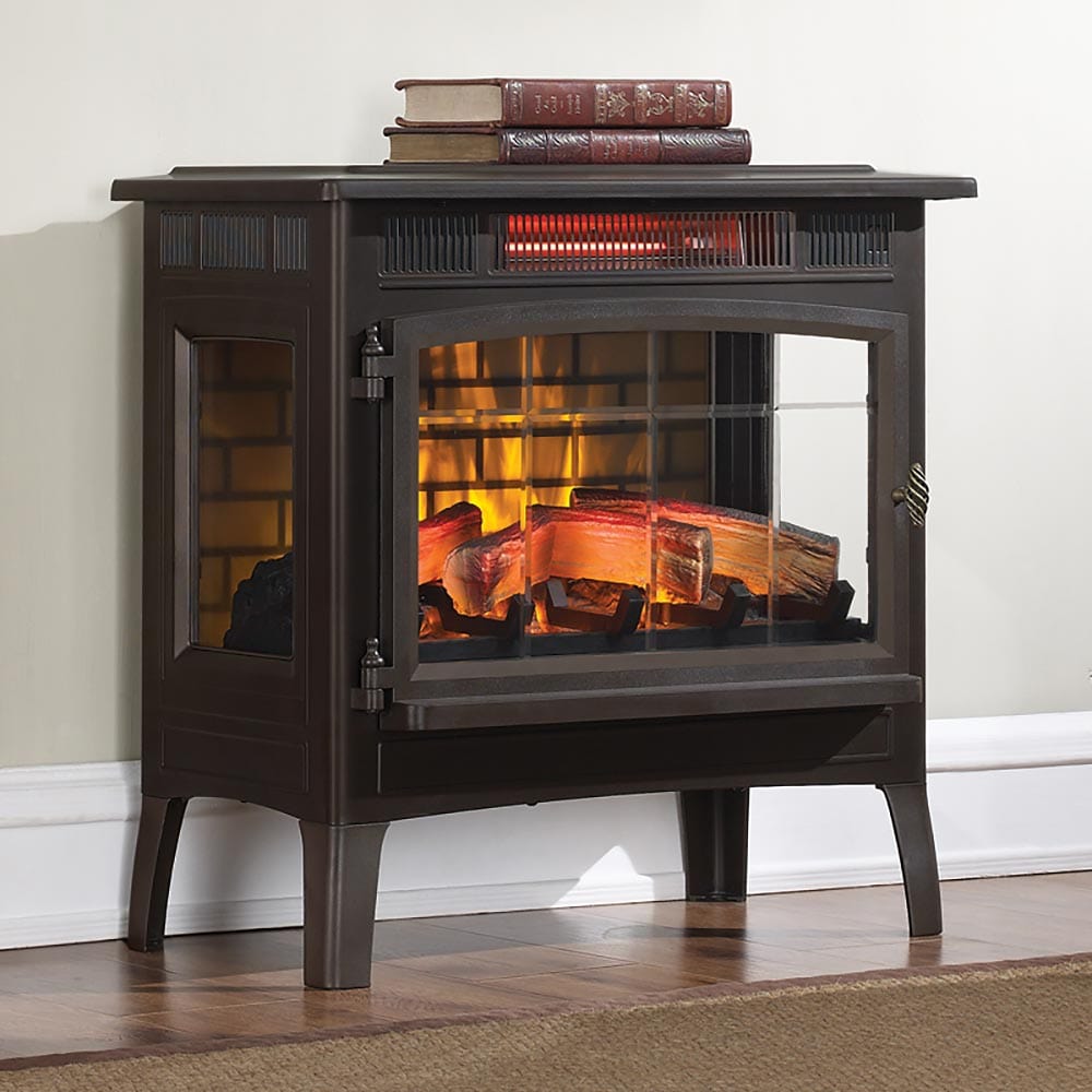Duraflame 3D Infrared Electric Fireplace Stove with Remote Control