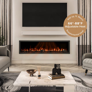 Modern Ember 72-In Highmark Smart Linear Electric Fireplace