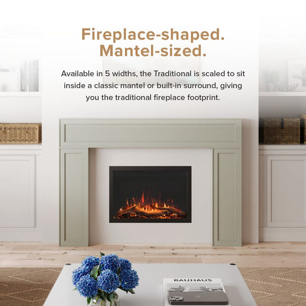 Modern Ember 38-in Highmark Traditional Built-In Electric Fireplace ...