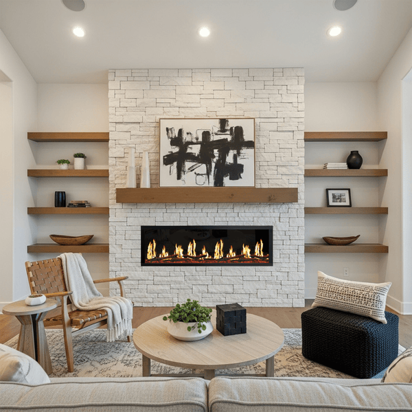 Modern Ember 67-in Highmark Luxe Virtual LCD Linear Electric Fireplace ...