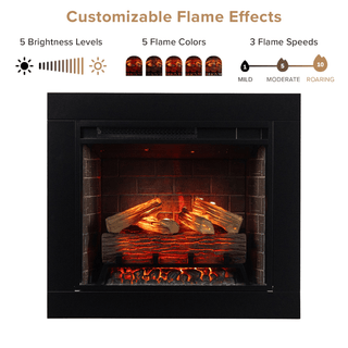 Modern Ember Uptown 33-In Smart Electric Insert & Trim Kit