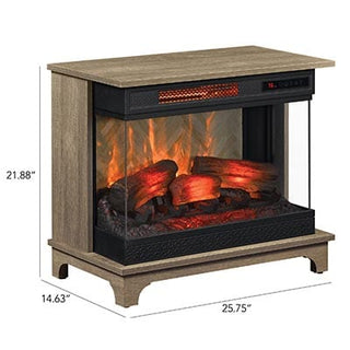 Duraflame PanoGlow Chico Oak Infrared Electric Fireplace Stove w