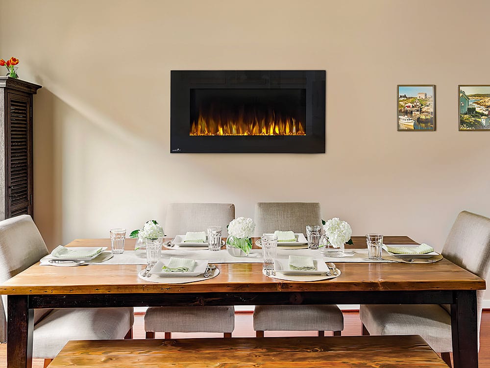Continental 42-In Wall Mount Electric Fireplace – Electric Fireplaces Direct