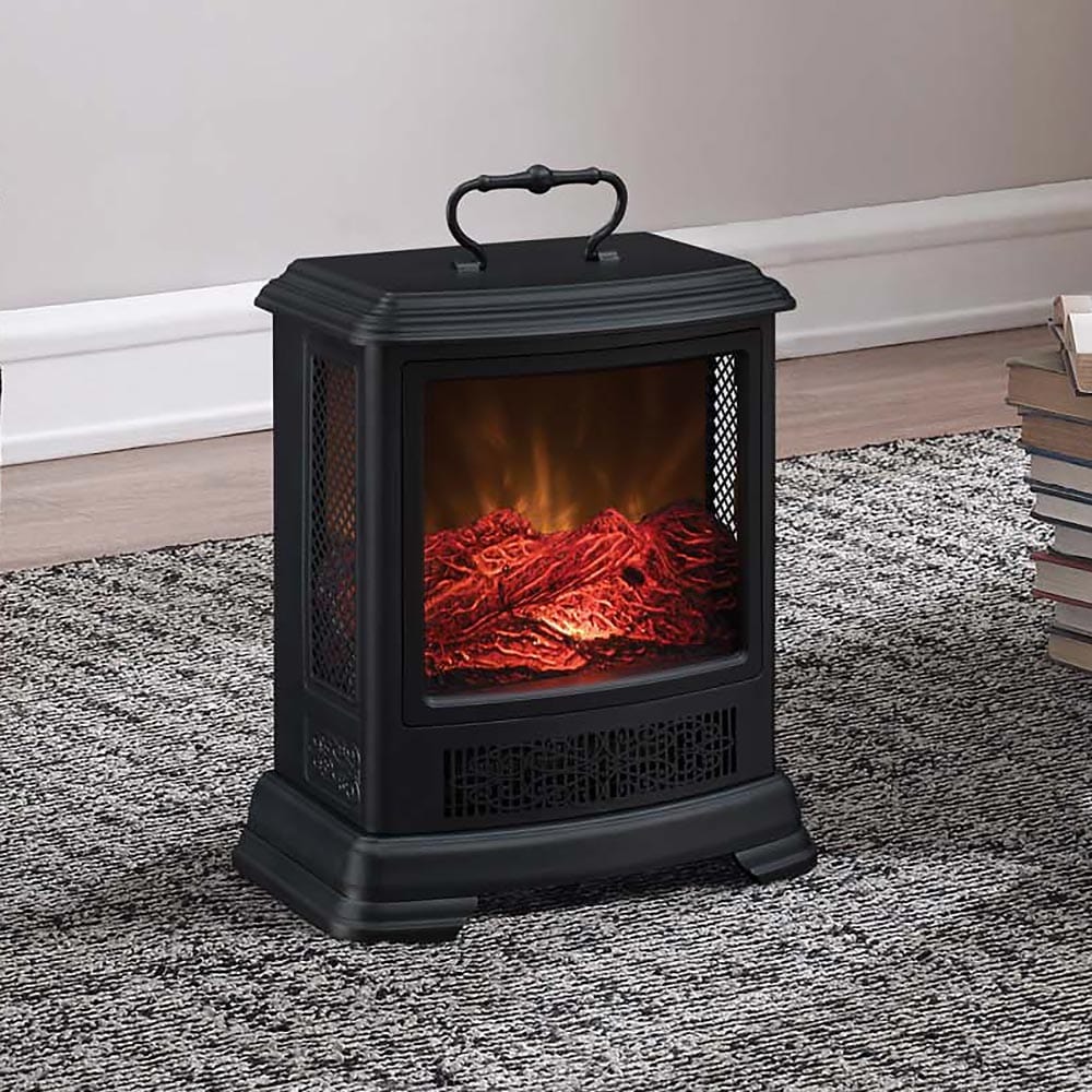 Duraflame Black Freestanding Electric Stove – Electric Fireplaces Direct