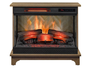 Duraflame PanoGlow Chico Oak Infrared Electric Fireplace Stove w