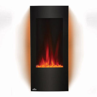 Napoleon Azure 38-In Vertical Black Wall Mount Electric Fireplace