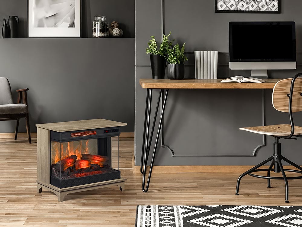 Duraflame PanoGlow Chico Oak Infrared Electric Fireplace Stove w/ Remo –  Electric Fireplaces Direct