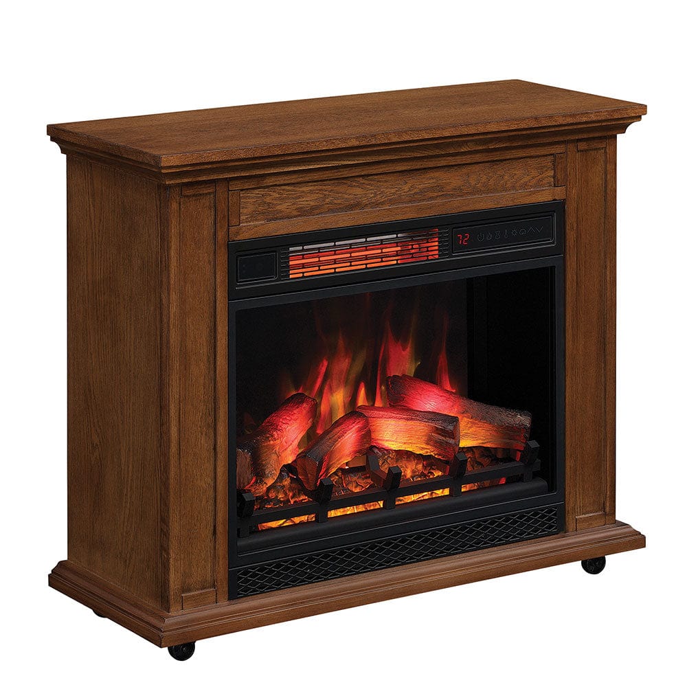 Carlisle 1,000 Infrared Fireplace Heater in Oak Electric