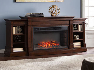Reese Electric Fireplace Mantel Package in Espresso Reese Electric Fireplace Mantel Package in Espresso