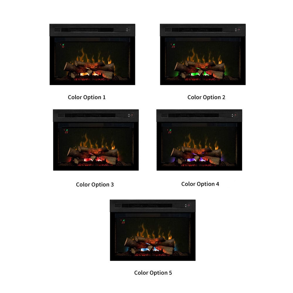 Henderson Distressed Cherry Electric Fireplace Entertainment