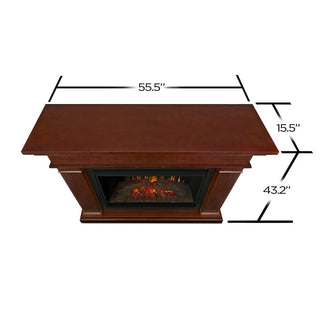 Kennedy Grand Infrared Electric Fireplace Mantel Package in Dark