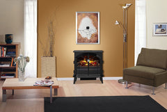 Dimplex Stockbridge Opti-Myst Electric Fireplace Stove w/ Remote Contr –  Electric Fireplaces Direct